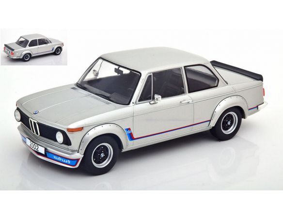 MODELCARGROUP MCG18149 BMW 2002 TURBO SILVER 1:18 Modellino