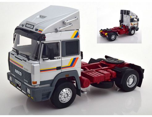 KK SCALE RK180074 IVECO TURBO STAR 1988 SILVER 1:18 Modellino