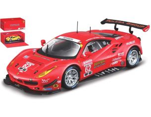 BBURAGO BU36301 FERRARI 488 GTE V8 TEAM RISI N.62 24h DAYT.2017 VIL.-FISICH.-CALADO 1:43 Modellino