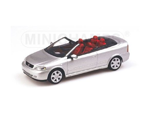 MINICHAMPS 430049130 OPEL ASTRA CABRIO 2000 SILVER Modellino