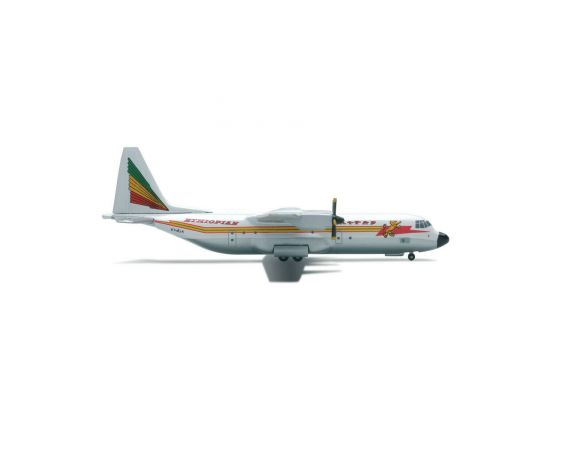 Herpa 514392 Ethiopian Airlines Lockheed L-100-30  1:500 Modellino