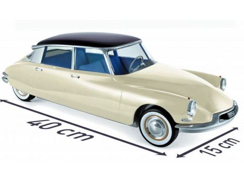 NOREV NV121565 CITROEN DS 19 1956 CHAMPAGNE & AUBERGINE 1:12 Modellino