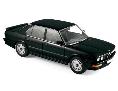 NOREV NV183263 BMW 535i 1986 BLACK METALLIC 1:18 Modellino