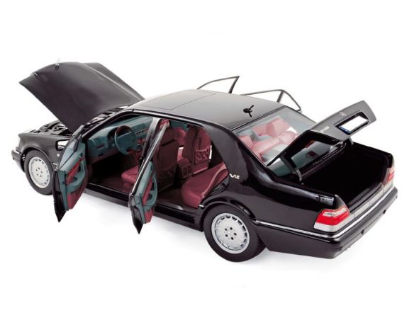 NOREV NV183722 MERCEDES S600 1997 BLACK 1:18 Modellino