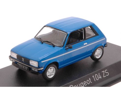 NOREV NV471404 PEUGEOT 104 ZS 1979 IBIS BLUE 1:43 Modellino