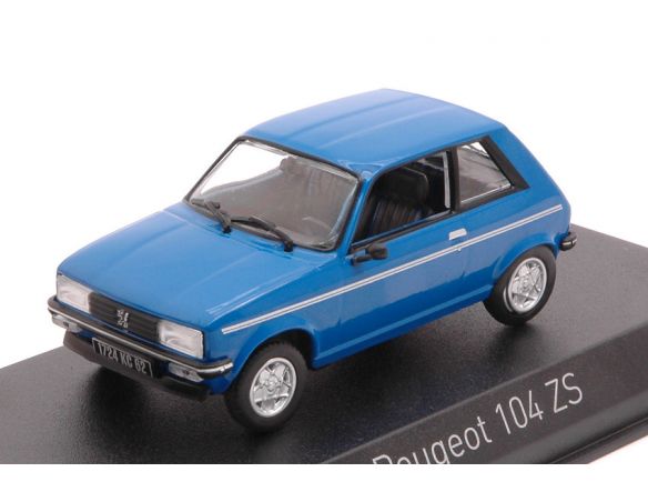 NOREV NV471404 PEUGEOT 104 ZS 1979 IBIS BLUE 1:43 Modellino