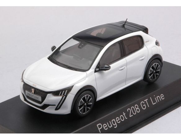 NOREV NV472833 PEUGEOT 208 GT LINE 2019 PEARL WHITE 1:43 Modellino