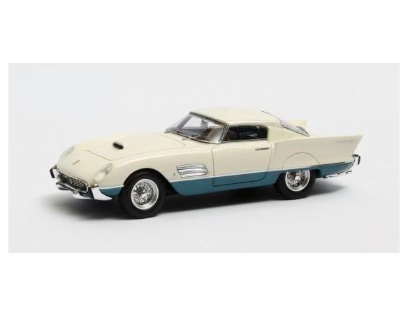 MATRIX SCALE MODELS MX50604-141 FERRARI 410 SUPERAMERICA SUPERFAST SPECIALE 1956 WHITE 1:43 Modellino