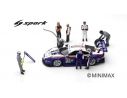 SPARK MODEL S43AC012 FIGURINE SET PORSCHE GT TEAM 24 H LE MANS 2018 CAR IS NOT INCLUDED 1:43 Modellino