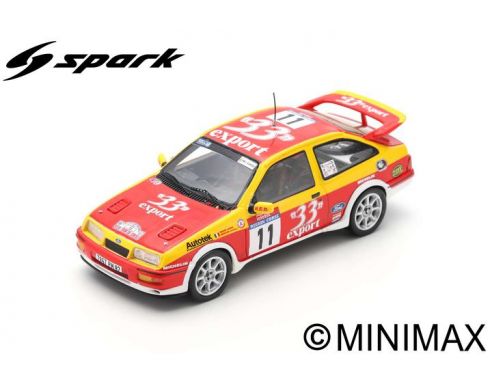 SPARK MODEL S8703 FORD SIERRA RS N.11 RALLY TOUR DE CORSE 1987 D.AURIOL-B.OCCELLI 1:43 Modellino
