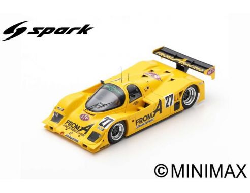SPARK MODEL SJ081 PORSCHE 962C N.27 500 KM SUGO 1990 A.NAKAYA-V.WEIDLER-Y.HANE 1:43 Modellino