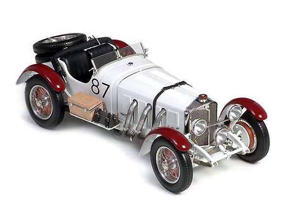 CMC CMC055 MERCEDES SSKL N.87 WINNER MILLE MIGLIA 1931 RUDOLF CARACCIOLA 1:18 Modellino