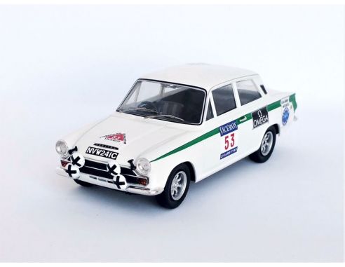 TROFEU TFRRFI07 FORD LOTUS CORTINA N.53 19th 1000 LAKES RALLY 1966 CLARK-MELIA 1:43 Modellino
