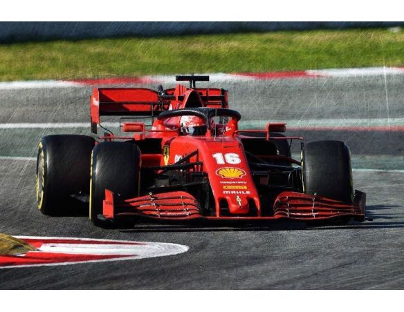 LOOKSMART LSF1028 FERRARI SF1000 N.16 CHARLES LECLERC BARCELLONA TEST 2020 1:43 Modellino