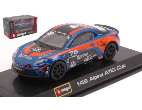 BBURAGO BU38037OR ALPINE A110 CUP N.73 ALPINE CUP 2020 1:43 Modellino