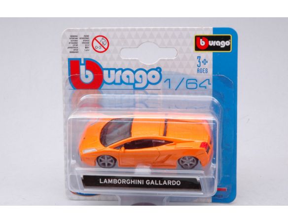 BBURAGO BU59004OR LAMBORGHINI GALLARDO ORANGE 1:64 Modellino