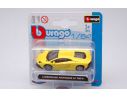 BBURAGO BU59029Y LAMBORGHINI AVENTADOR 50mo ANNIV.VERSION YELLOW 1:64 Modellino