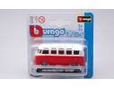 BBURAGO BU59036R VW T1 SAMBA VAN RED/WHITE 1:64 Modellino