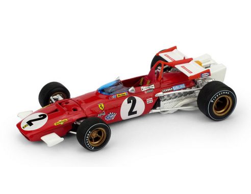 BRUMM BM0313C FERRARI 312 B JACKY ICKX 1970 N.2 ITALY GP 1:43 Modellino