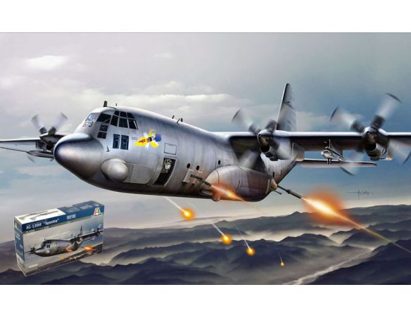 ITALERI IT1310 AC-130H SPECTRE KIT 1:72 Modellino