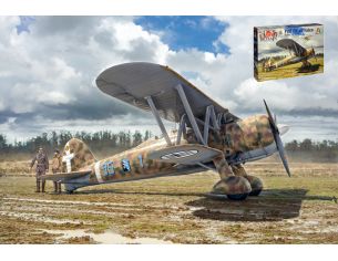 ITALERI IT2801 FIAT CR42 BATTLE OF BRITAINS 80th ANNIV.KIT 1:48 Modellino
