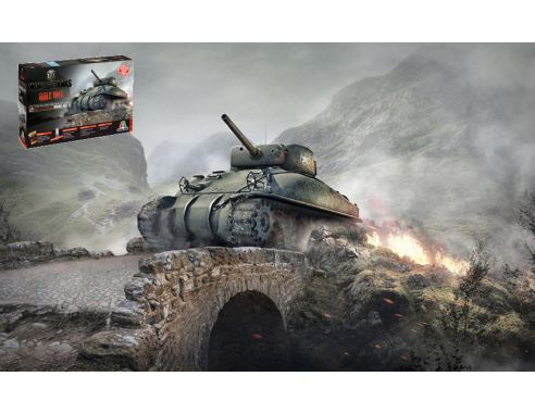 ITALERI IT36503 WORLD OF TANKS M4 SHERMAN KIT 1:35 Modellino
