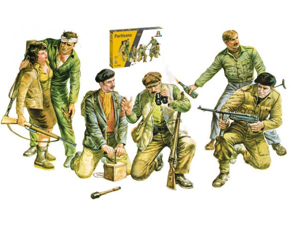 ITALERI IT6556 PARTISANS KIT 1:35 Modellino