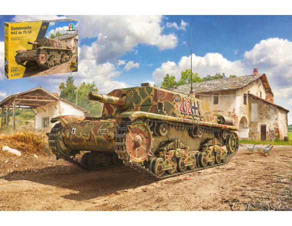 ITALERI IT6569 SEMOVENTE M42 DA 75/18 mm KIT 1:35 Modellino