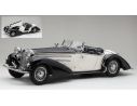 SUNSTAR SS2405 HORCH 855 ROADSTER 1939 SILVER/BLACK 1:18 Modellino
