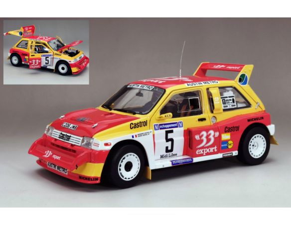 SUNSTAR SS5541 MG METRO 6R4 N.5 WINNER CRITERIUM OF CEVENNES D.AURIOL-B.OCCELLI 1:18 Modellino