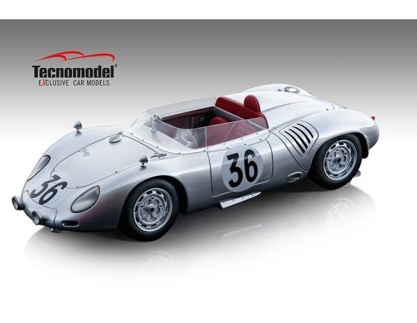 TECNOMODEL TMD18145D PORSCHE 718 RSK N.36 LE MANS 1959 CAREL GODIN-DE BEAUFORT 1:18 Modellino