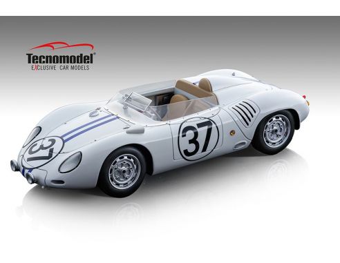 TECNOMODEL TMD18145E PORSCHE 718 RSK N.37 LE MANS 1959 HUGUS-ERICKSSON 1:18 Modellino