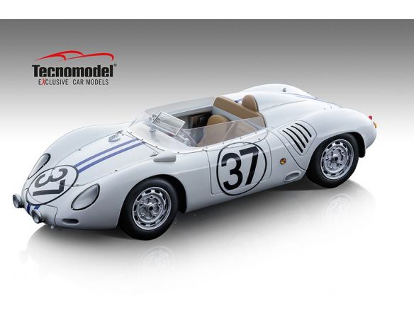 TECNOMODEL TMD18145E PORSCHE 718 RSK N.37 LE MANS 1959 HUGUS-ERICKSSON 1:18 Modellino