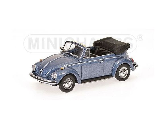 Minichamps PM430055042 VW 1302 CABRIO 1970 BLUE MET.1:43 Auto Stradali