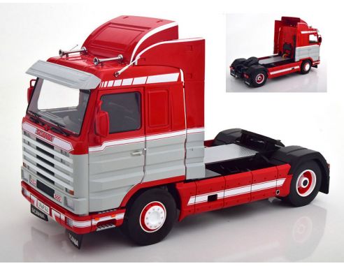 KK SCALE RK180101 SCANIA 143 STREAMLINE 1992 RED/WHITE 1:18 Modellino
