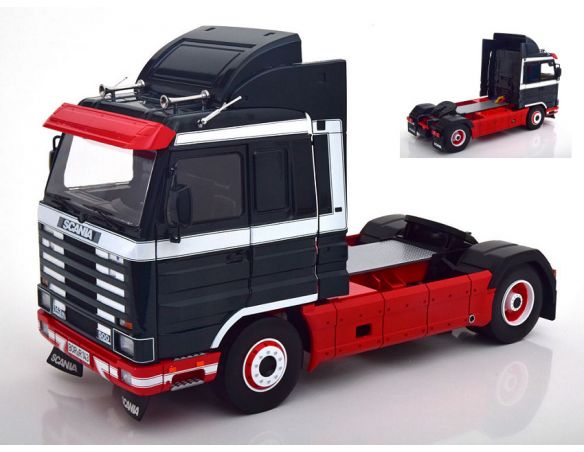 KK SCALE RK180102 SCANIA 143 STREAMLINE 1992 DARK GREEN/WHITE/RED 1:18 Modellino