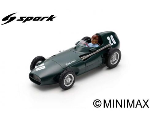 SPARK MODEL S7202 VANWALL VW5 TONY BROOKS 1957 N.20 2nd MONACO GP 1:43 Modellino