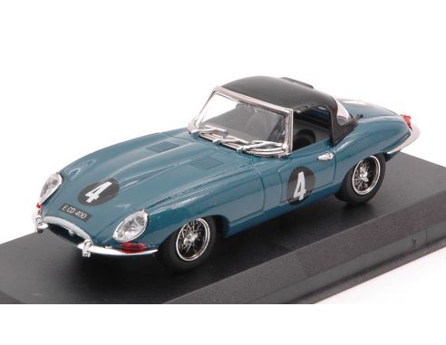 BEST MODEL BT9036 JAGUAR E SPYDER N.4 WINNER OULTON PARK 1961 GRAHAM HILL 1:43 Modellino
