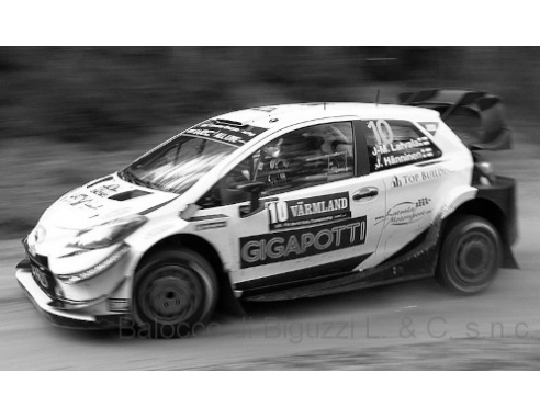 IXO MODEL RAM757 TOYOTA YARIS WRC N.10 RALLY SWEDEN 2020 LATVALA-ANTTILA 1:43 Modellino