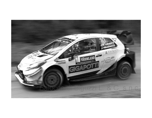 IXO MODEL RAM757 TOYOTA YARIS WRC N.10 RALLY SWEDEN 2020 LATVALA-ANTTILA 1:43 Modellino