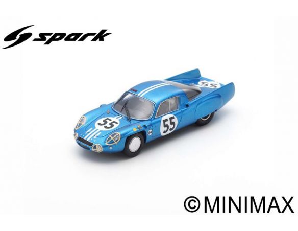 SPARK MODEL S5477 ALPINE A210 N.55 LM 1966 A.DE CORTANZE-J.P.HANRIOUD 1:43 Modellino