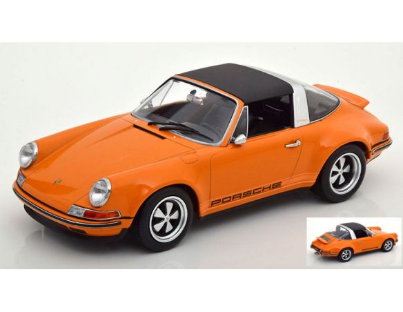 KK SCALE KKDC180472 SINGER 911 TARGA ORANGE 1:18 Modellino