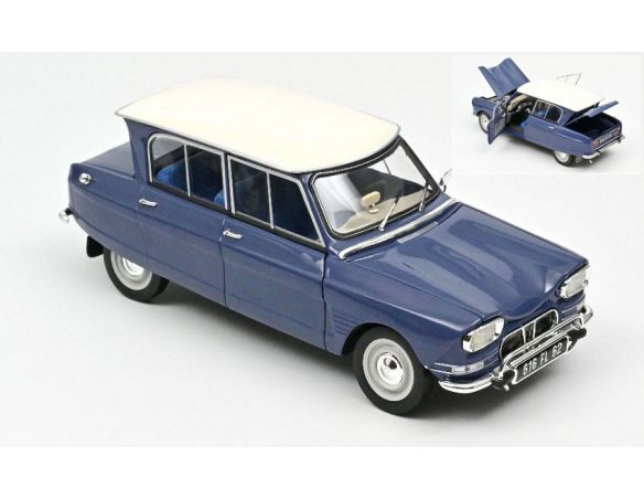 NOREV NV181537 CITROEN AMI 6 1965 ARDOISE BLUE 1:18 Modellino
