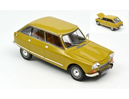 NOREV NV181670 CITROEN AMI 8 CLUB 1969 BOUTON D'OR YELLOW 1:18 Modellino