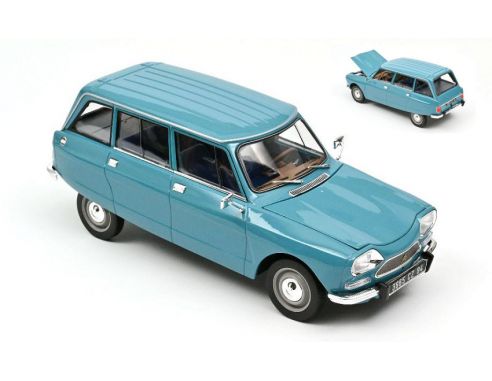NOREV NV181671 CITROEN AMI 8 BREAK 1975 PETREL BLUE 1:18 Modellino