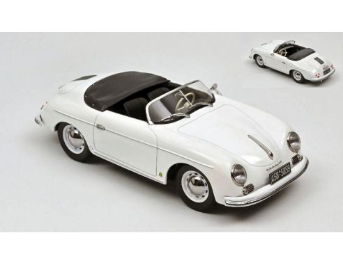 NOREV NV187460 PORSCHE 356 SPEEDSTER 1954 WHITE 1:18 Modellino