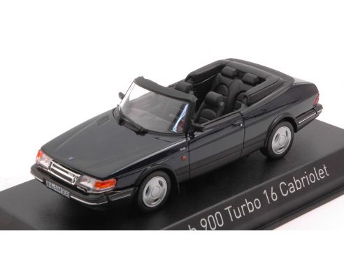 NOREV NV810044 SAAB 900 TURBO CABRIOLET 1992 DARK BLUE 1:43 Modellino