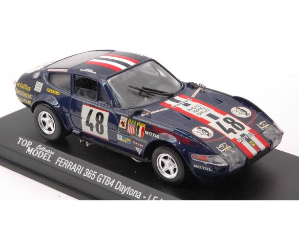 TOP MODEL TM0007 FERRARI 365 GTB4 DAYTONA N.48 LM 1975 MIGNOT-GURDJIAN-JONES 1:43 Modellino