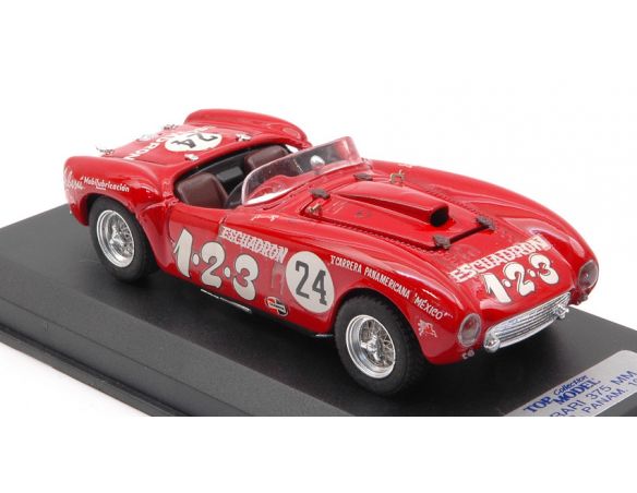 TOP MODEL TM0032 FERRARI 375 MM N.24 6th CARR.PANAMERICANA 1954 CHINETTI-SHAKESPEARE 1:43 Modellino