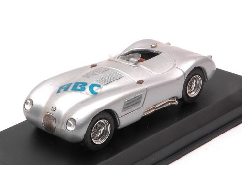TOP MODEL TM0045 JAGUAR C TYPE 1953 STREET SILVER FOR ABC 1:43 Modellino